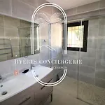 L'arbanaise Vue Piscine Presqu'ile Giens By Hc فيلة