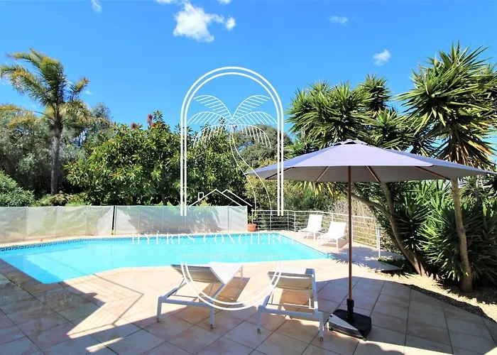 L'arbanaise Vue Piscine Presqu'ile Giens By Hc וילה