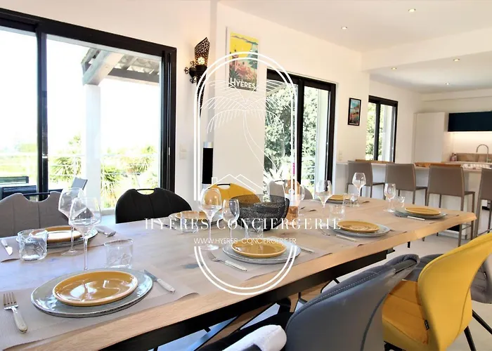 L'arbanaise Vue Piscine Presqu'ile Giens By Hc