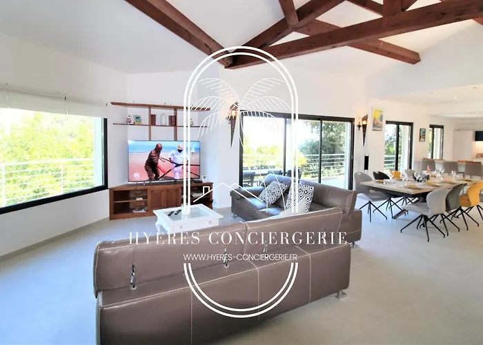 Villa L'arbanaise Vue Piscine Presqu'ile Giens By Hc