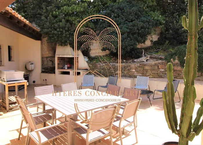 וילה L'arbanaise Vue Piscine Presqu'ile Giens By Hc